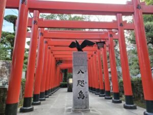 八咫烏を神として祀った八咫烏神社